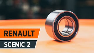 Wie RENAULT SCENIC 2 Radlager hinten wechseln TUTORIAL  AUTODOC [upl. by Hillell]