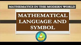 Mathematical Language and Symbol [upl. by Wina]