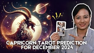 Capricorn December 2024 Predictions using Tarot Cards [upl. by Cirri]