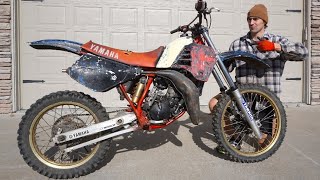 700 Barn Find 1980s Dirt Bike Has Major Problem [upl. by Zorah]