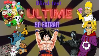 LE Blindtest ULTIME tous genre  50 extraits [upl. by Corina]