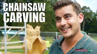 Chainsaw Carving [upl. by Winthrop304]