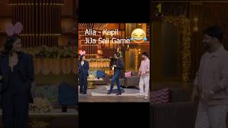 Alia  Kapil JiJa Sali game😆😁 Jigra in Kapil Show Kapilryandom funnyvideo bollywood [upl. by Lot]