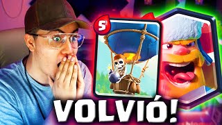 ¡SIGUE ROTISÍMO 🤯 GLOBO  LEÑADOR  HIELO en CLASH ROYALE [upl. by Spence]