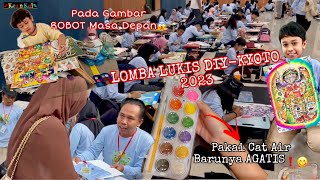 OMG❗️UNBOXING CAT LUKIS AGATIS WARNA CERAH 😍 LOMBA LUKIS DIY KYOTO 2023❗️ [upl. by Fanny]