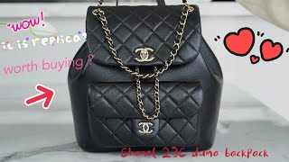 Chanel 23C new duma backpacklarge size [upl. by Dnamra]