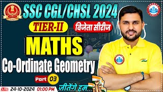 Coordinate Geometry Part 3 for SSC CGL amp CHSL 2024 Tier 2 Mains By Rahul Teotia Sir [upl. by Leuqim781]