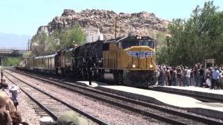 Big Boy 4014 Leaves California [upl. by Enaek191]