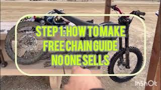 Upgrades for the Talaria Sting MX4 Free chain Guide [upl. by Nial683]