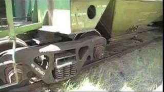 Rerailing a covered hopper [upl. by Budd]