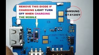 charger light goes off when plugged into MOBILE Samsung GTE 1200T [upl. by Laing]