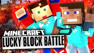 TEAM DIZZI SCHLÄGT ZU  Minecraft LUCKY BLOCK BATTLE 47  Dner [upl. by Neyu]