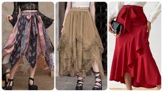 Hermosas Ideas de FALDAS casuales Para damas Te encantarán [upl. by Eeslek]