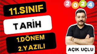 11 SINIF TARİH 1 DÖNEM 2 YAZILI 2024  açık uçlu sorular [upl. by Alyal779]