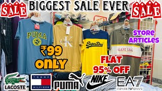 100 Original Clothes  ₹99 Only  TshirtsPoloneckShirtsJeans  Branded Clothes in Mumbai [upl. by Kelwen267]