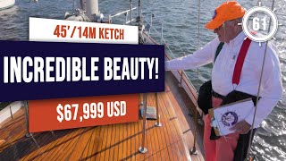 67900 Gorgeous Bluewater Sailboat for Sale  EP 61 sailboatforsale sailboattour [upl. by Tearle54]