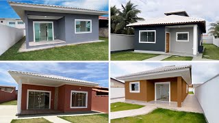 CONFIRA 33 IDEIAS DE CORES PARA FACHADAS DE CASAS – Projetos e Decoração [upl. by Auqinat868]