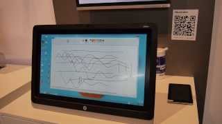 HP EliteDisplay S230TM im Hands On Deutsch [upl. by Aehc]