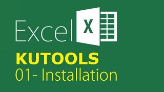 Kutools For Excel  01 Installation [upl. by Otrepur456]