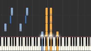 Dresden Dolls Missed Me  Synthesia piano tutorial [upl. by Yuma957]