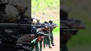 Ivorian Special Forces Israeli firing IWI Tavor Tar21 [upl. by Sitof]