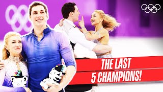 Pairs Figure Skating ⛸ Last 5 Champions 🥇 [upl. by Lanie]