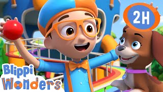 Blippis Pawsome Pal 🐾  Blippi Wonders  Preschool Learning  Moonbug Tiny TV [upl. by Eresed153]