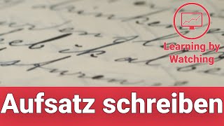 Aufsatz schreiben  Tipps [upl. by Adneral]