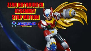 MEGAMAN X ZERO KOTOBUKIYA  STOP MOTION ASSEMBLY  stopmotion megamanx review [upl. by Yblocaj]