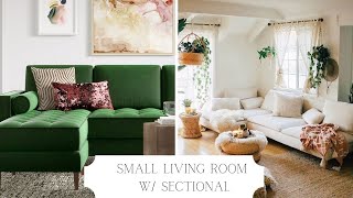 Small Living Room With Sectional Home Decor amp Design  And Then There Was Style [upl. by Holden257]