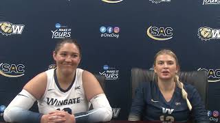 Wingate Volleyball Post Game Press Conference 9282024 [upl. by Zysk]