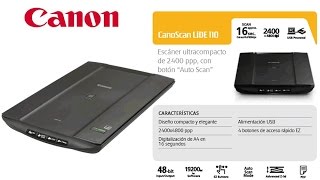 Install CanoScan LiDE110 [upl. by Mou]