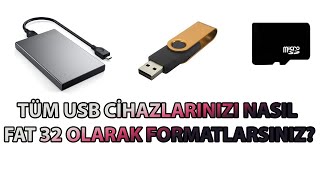 Tüm cihazlarınızı FAT32 olarak nasıl formatlarsınız [upl. by Yelime]