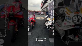 Ducati Dominates at Misano 🇮🇹  sanmarinogp marcmarquez peccobagnaia eneabastianini [upl. by Mauri]