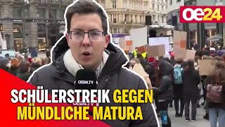 Schülerstreik gegen mündliche Matura [upl. by Iz]