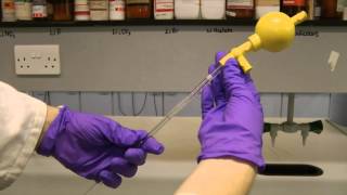 Using a volumetric pipette [upl. by Atirahc]