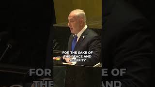 Netanyahu at UN Iran Seeks to Weaponize Nuclear Program [upl. by Salesin]