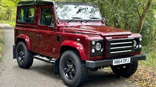 Stunning Montalcino Red Defender 90 XS Puma outstanding specification and condition [upl. by Inatirb]