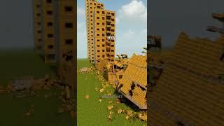 Upgrading Blocks Until All Buildings FALL [upl. by Jonie]