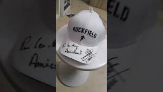 Nouvelle casquette Ruckfield signée par M Sébastien CHABAL  😍❤️ [upl. by Servais]