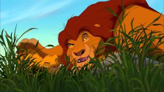 The Lion King 3D  Simbas Pouncing Lesson  Official Disney Movie Clip [upl. by Neirol]