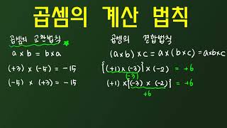 중1수학 210 곱셈의 계산 법칙 [upl. by Fulmis608]