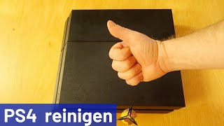 PS4 Lüfter Kühler und Festplatte reinigen  entstauben [upl. by Leind]