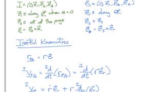 Particle Dynamics Screencast 82  Inertial Velocity of a Unit Vector fixed in the Polar Frame [upl. by Udela]