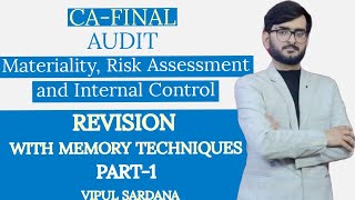 Materiality Risk Assessment and Internal Control CA Final Audit May 24 onwards  Part1 [upl. by Arabella]