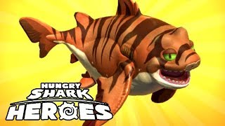 ZEBRA BULLHEAD SHARK HUNGRY SHARK HEROES [upl. by Cinom]