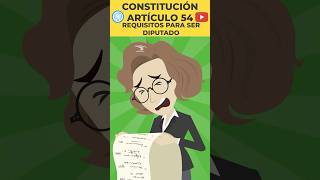 REQUISITOS PARA SER DIPUTADO shorts EstoEsLoQueSomos [upl. by Leandre68]