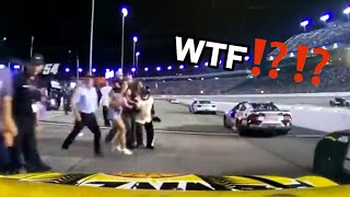 Joey Logano nearly hits Austin Dillon’s FamilyFriends amp Team on Pit Road after the race 😱 [upl. by Noel]