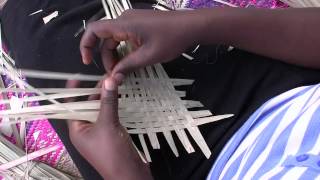 Traditional African Weaving in Uganda [upl. by Bale]