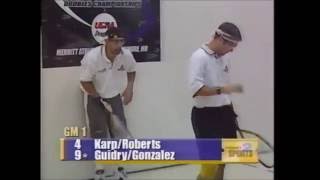 2000 US Racquetball National Championships  Mens Doubles  Karp amp Roberts vs Gonzalez amp Guidry [upl. by Sunshine]